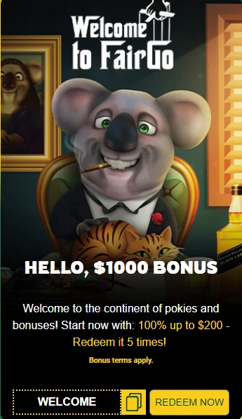 Fair Go Casino Welcome Package