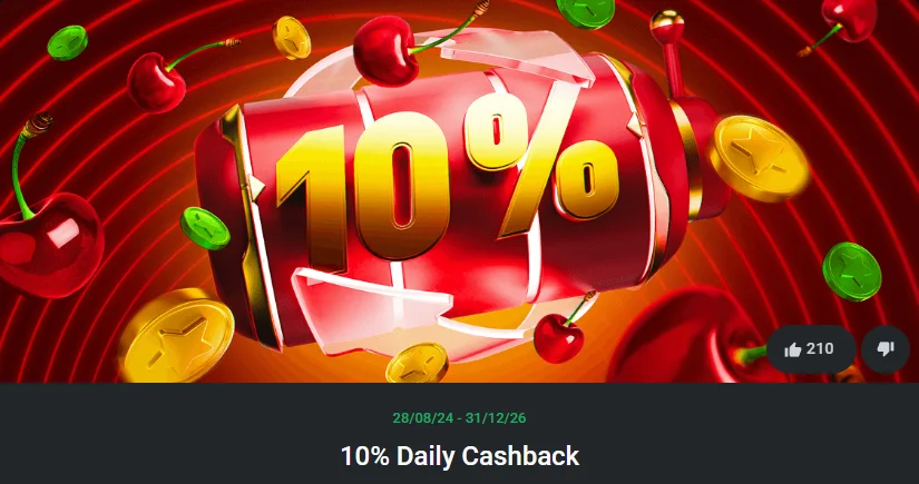 Leon Casino Daily Cashback Bonus