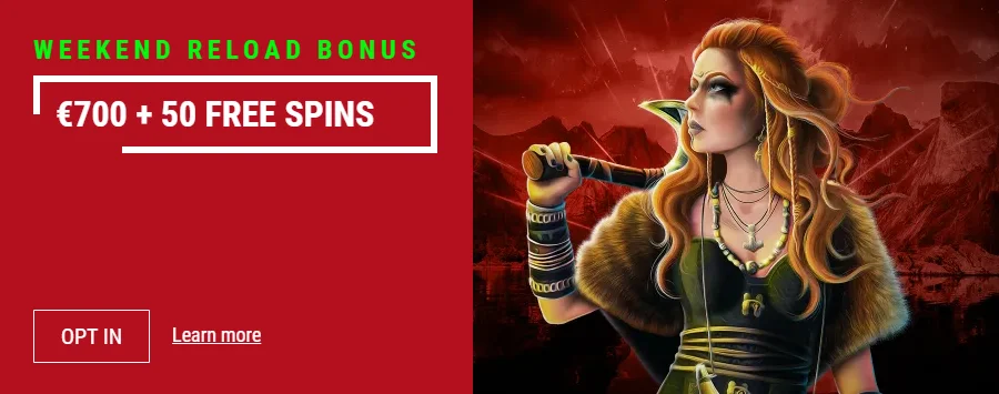 Casinado Casino Weekend Reload Bonus
