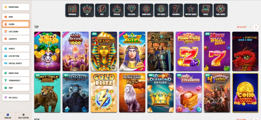 Spin247 Casino Games