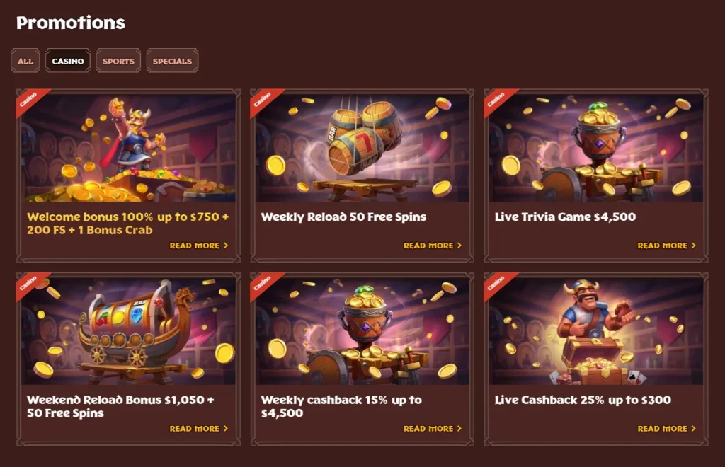 VikingLuck Casino Promotions