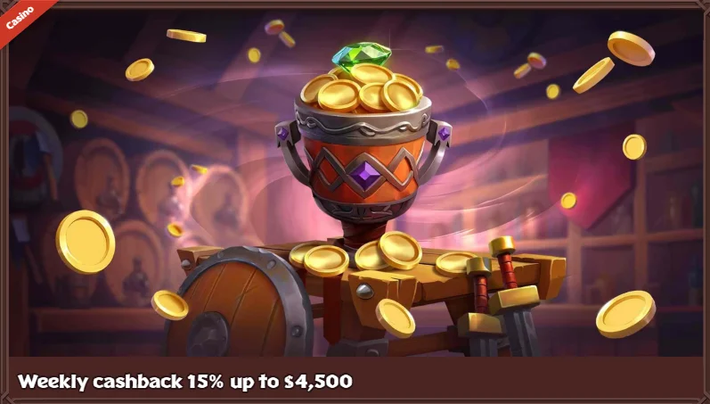 VikingLuck Casino Weekly Cashback