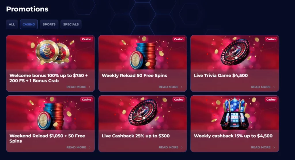 ViperWin Casino Promotions