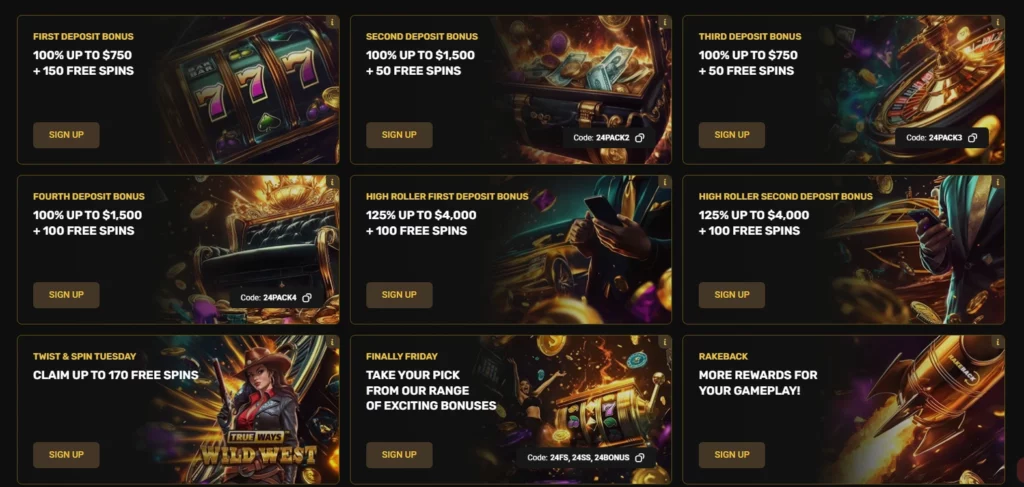 24Casino Promotions