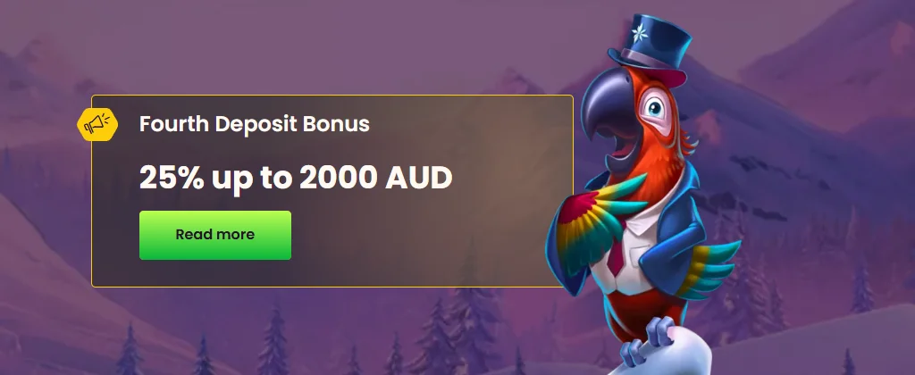 Bizzo Casino Fourth Deposit Bonus