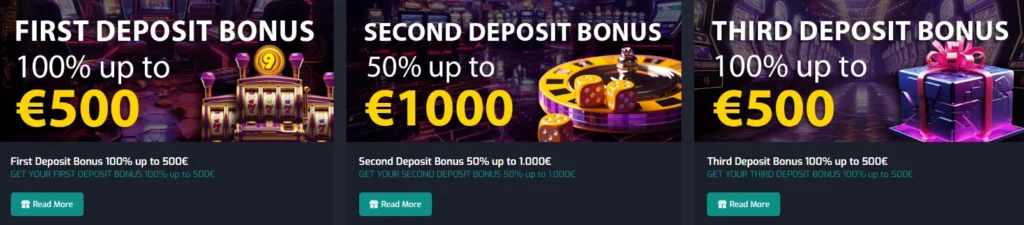 Cristal Poker Casino Welcome Package