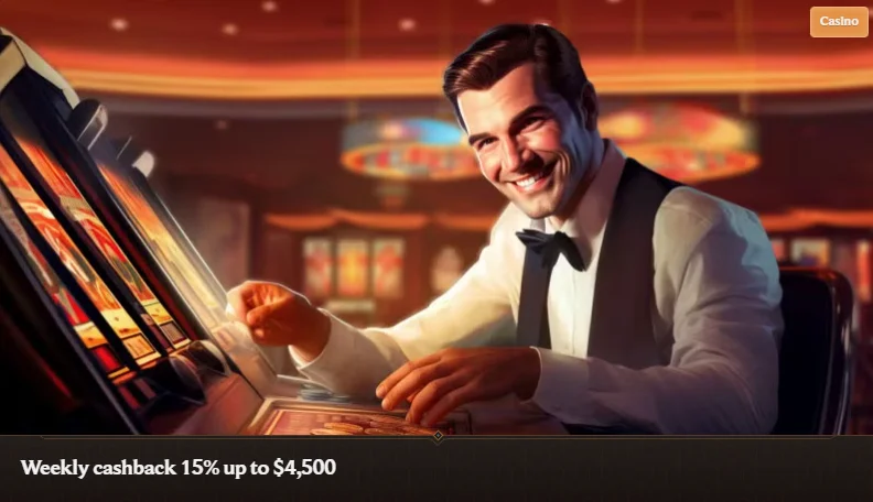 CrownPlay Casino Weekly VIP Cashback