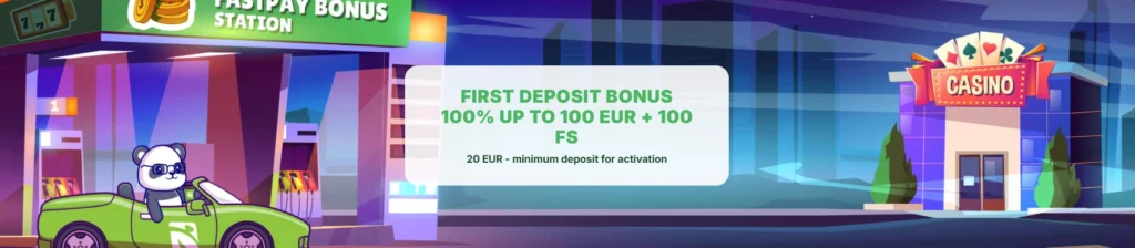 Fastpay Casino First Deposit Bonus
