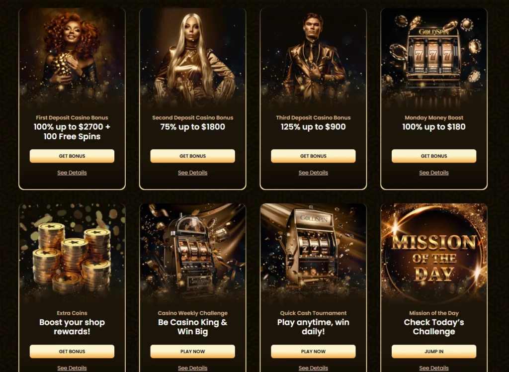 Goldspin Casino Promotions