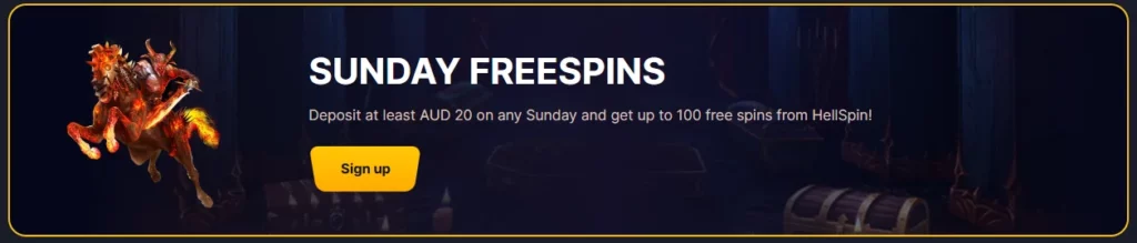 HellSpin Casino Sunday Freespins