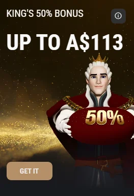 King Billy Casino 50% Bonus