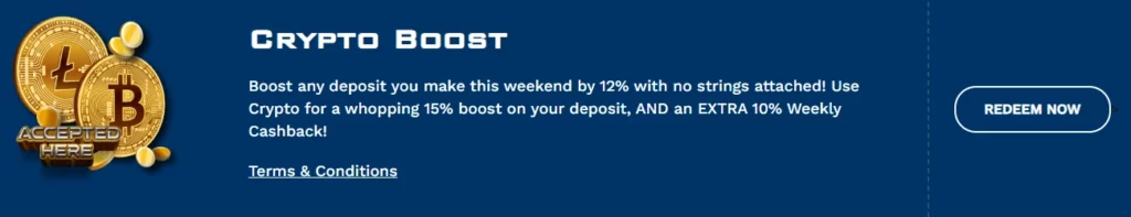 Kudos Casino Crypto Boost