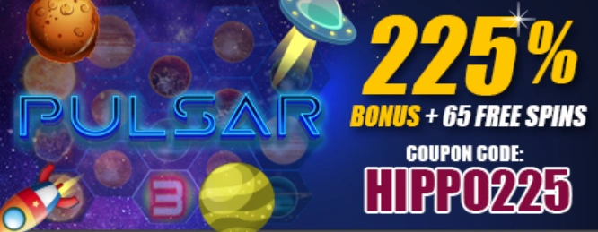 Lucky Hippo Casino Slots Reload Bonus 225%