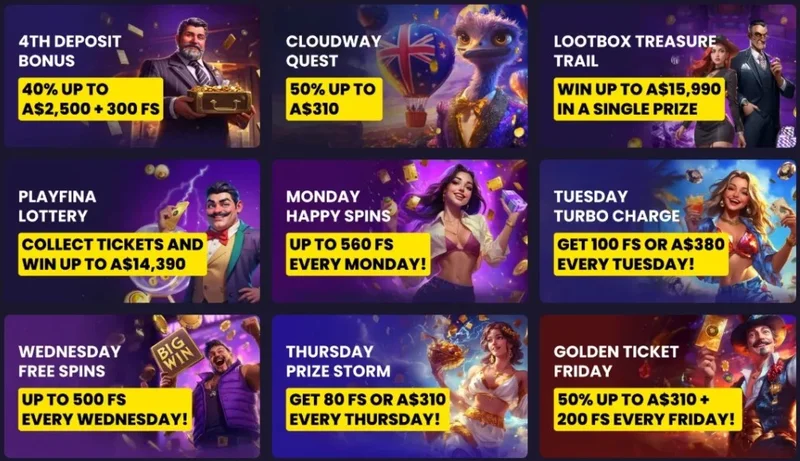 Playfina Casino Promotions