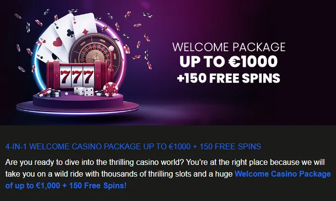 Pribet Casino Welcome Package