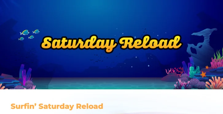 ReefSpins Casino Surfin Saturday Reload