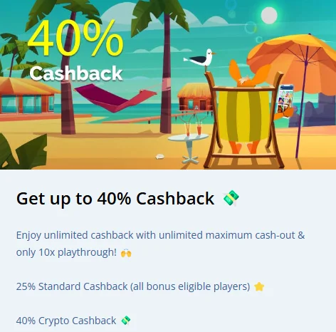 Ripper Casino Cashback Program