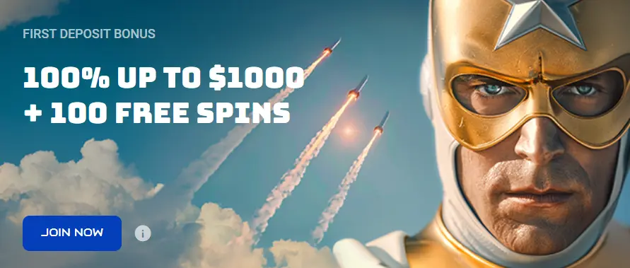 RocketSpin Casino First Deposit Bonus