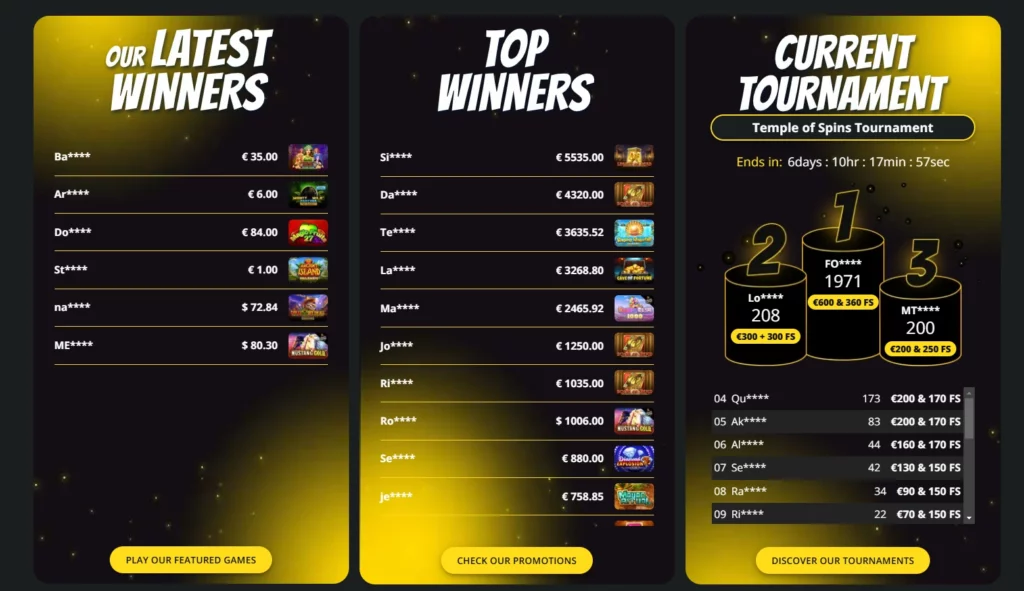 Whamoo Casino Winners